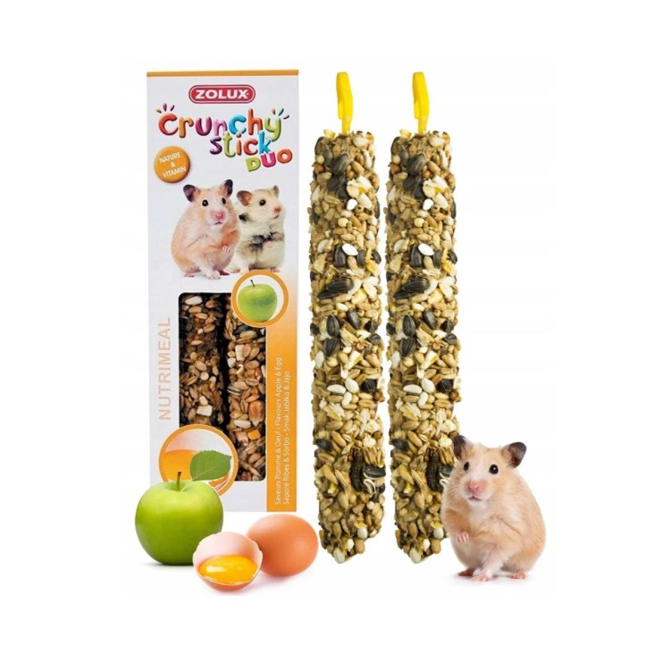 Kolba Crunchy Stick chomik jabłko_jajko 115 g.jpg