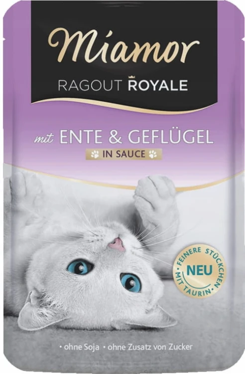 MIAMOR-RAGOUT-ROYALE-Kaczka-i-Drob-w-sosie-100g-mokra-karma-dla-kota-Stan-opakowania-oryginalne.jpg